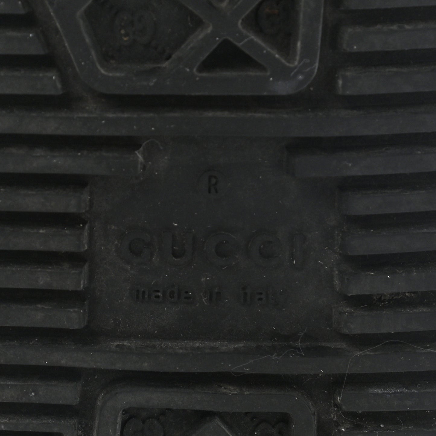 GG Plus Monogram Rabbit Fur Boots 39 Dark Brown