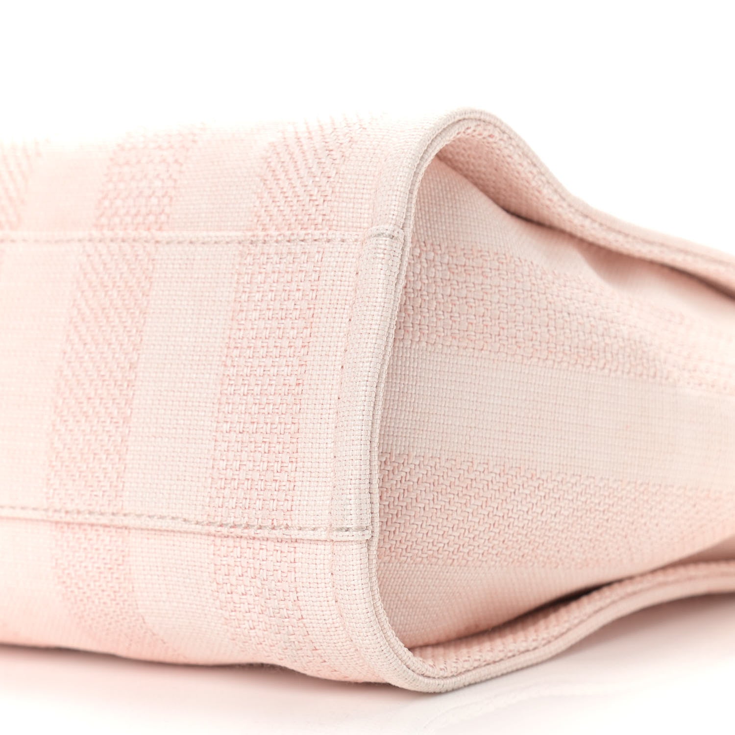 Chanel Mixed Fibers Striped Small Deauville Tote Light Pink 9 of 10