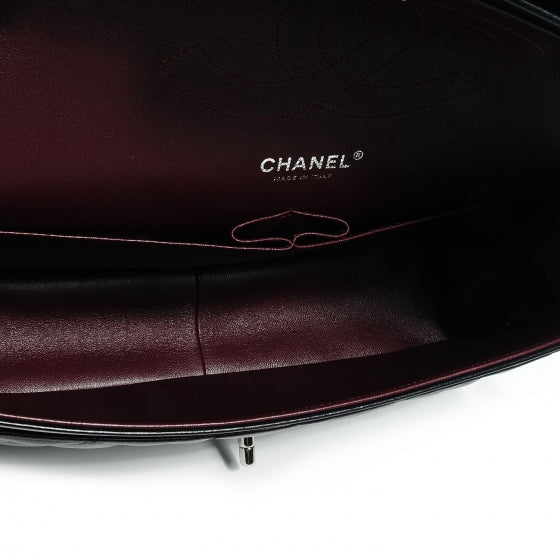 Chanel Lambskin Jumbo Double Flap Black 9 of 10