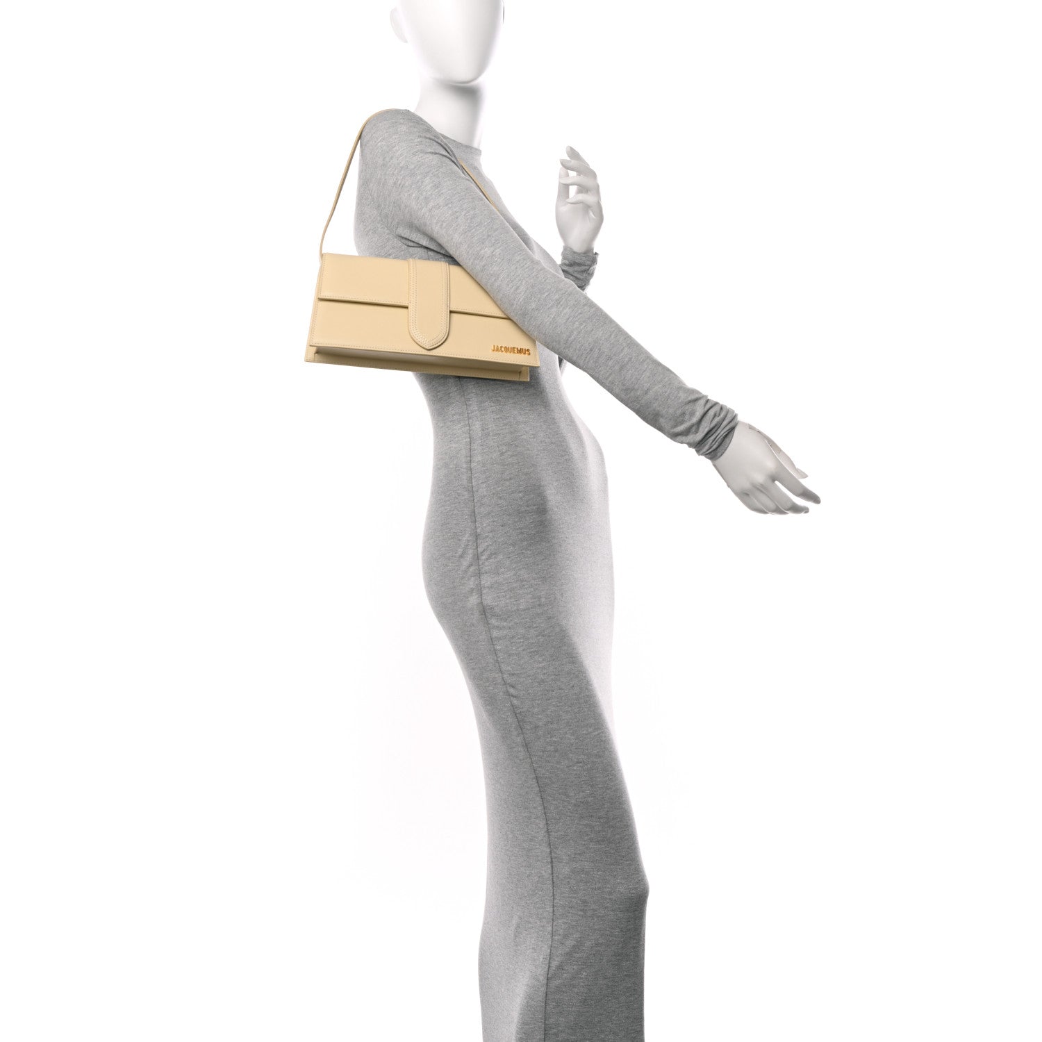 Jacquemus Smooth Calfskin Le Bambino Long White 2 of 12