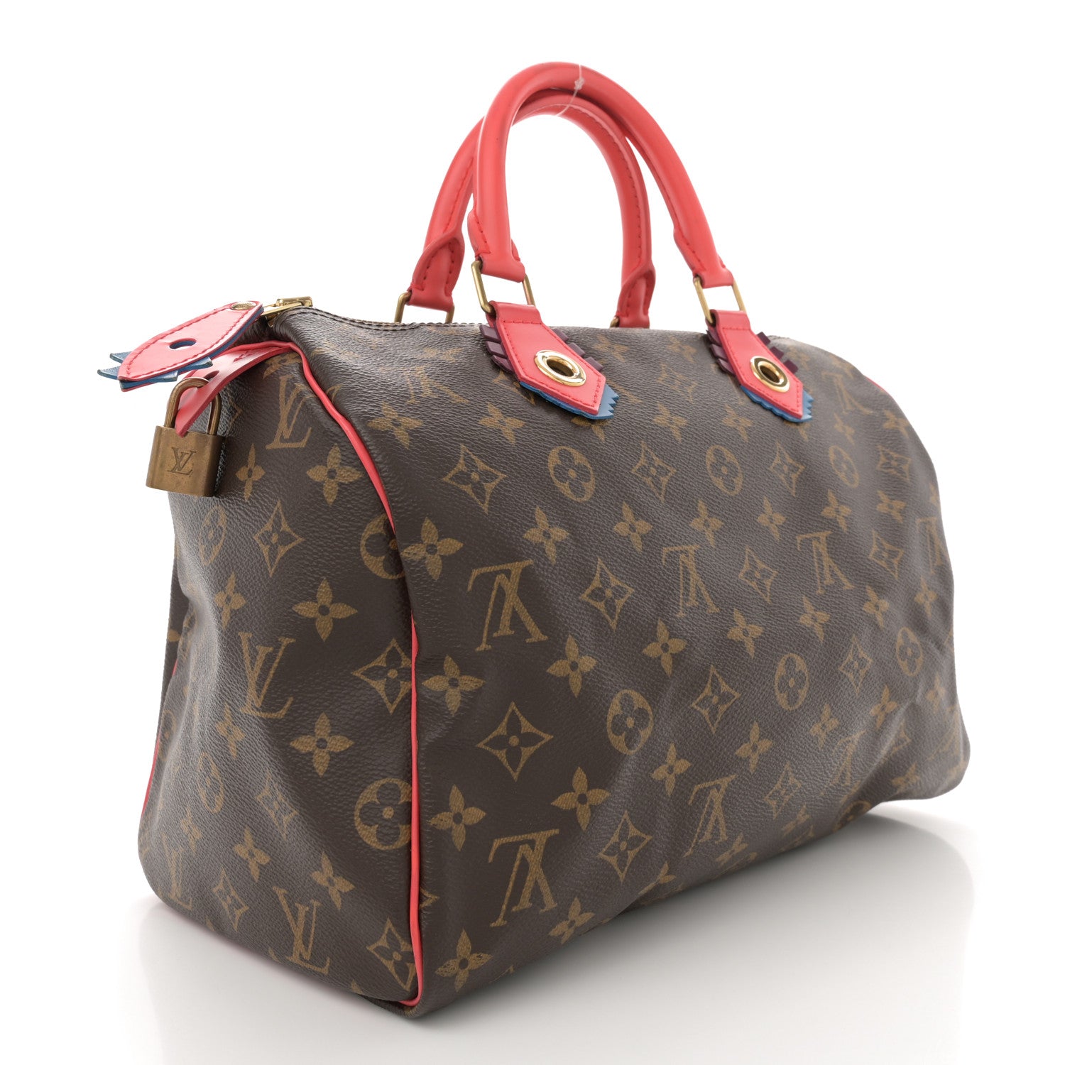Louis Vuitton Monogram Totem Speedy 30 Flamingo 3 of 15