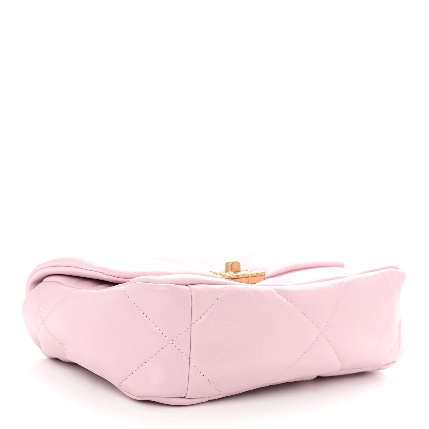 Lambskin Quilted Medium Chanel 19 Flap Light Pink