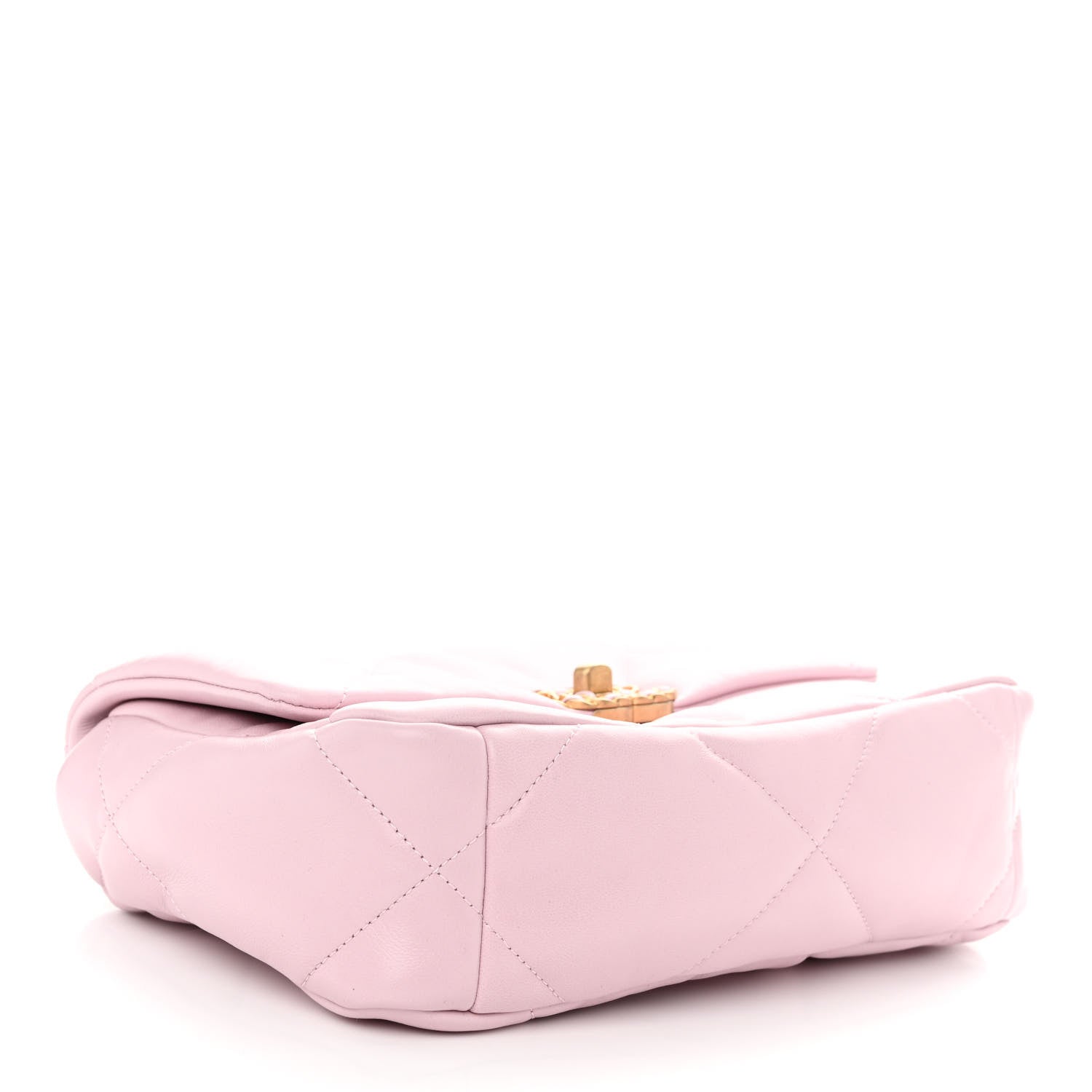 Chanel Lambskin Quilted Medium Chanel 19 Flap Light Pink 4 of 10