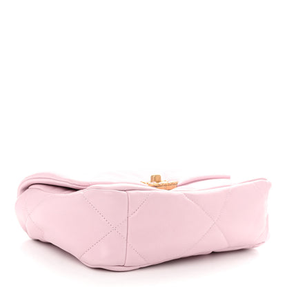 Chanel Lambskin Quilted Medium Chanel 19 Flap Light Pink 4 of 10