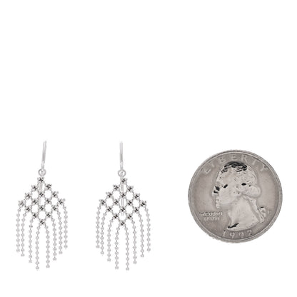 Tiffany 18K White Gold Fringe Earrings 2 of 5