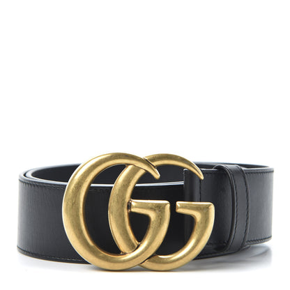 Gucci Calfskin Double G 40mm Belt 70 28 Black 1 of 3