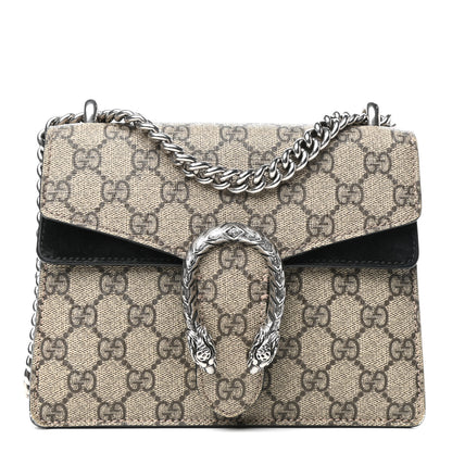 Gucci GG Supreme Monogram Mini Dionysus Shoulder Bag Black 1 of 10
