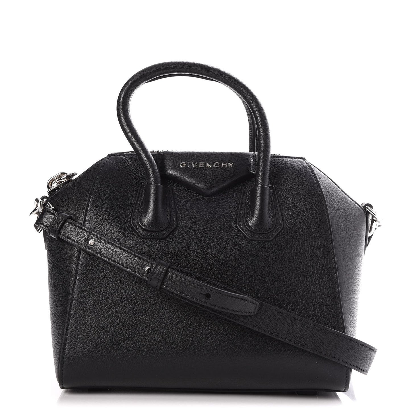 Sugar Goatskin Mini Antigona Black