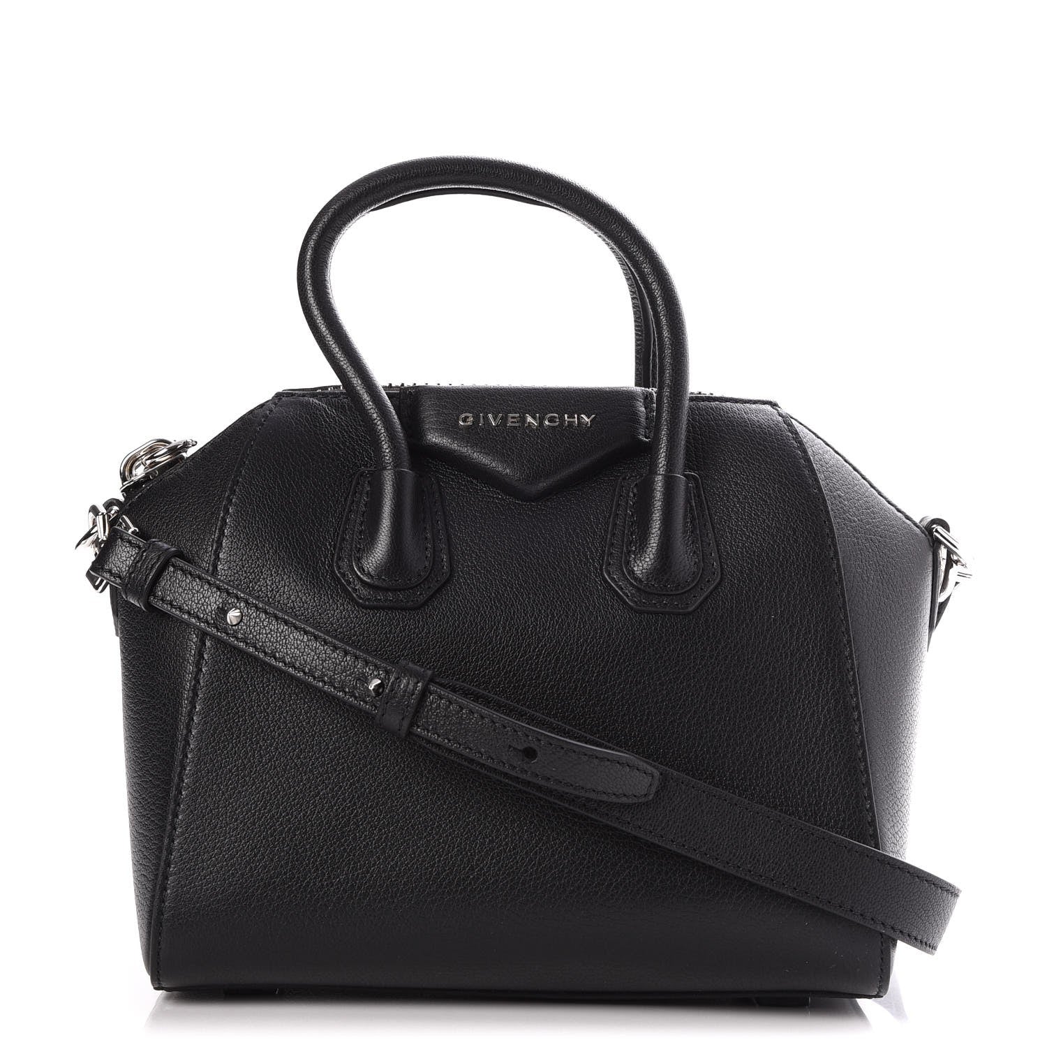 Givenchy Sugar Goatskin Mini Antigona Black 1 of 7