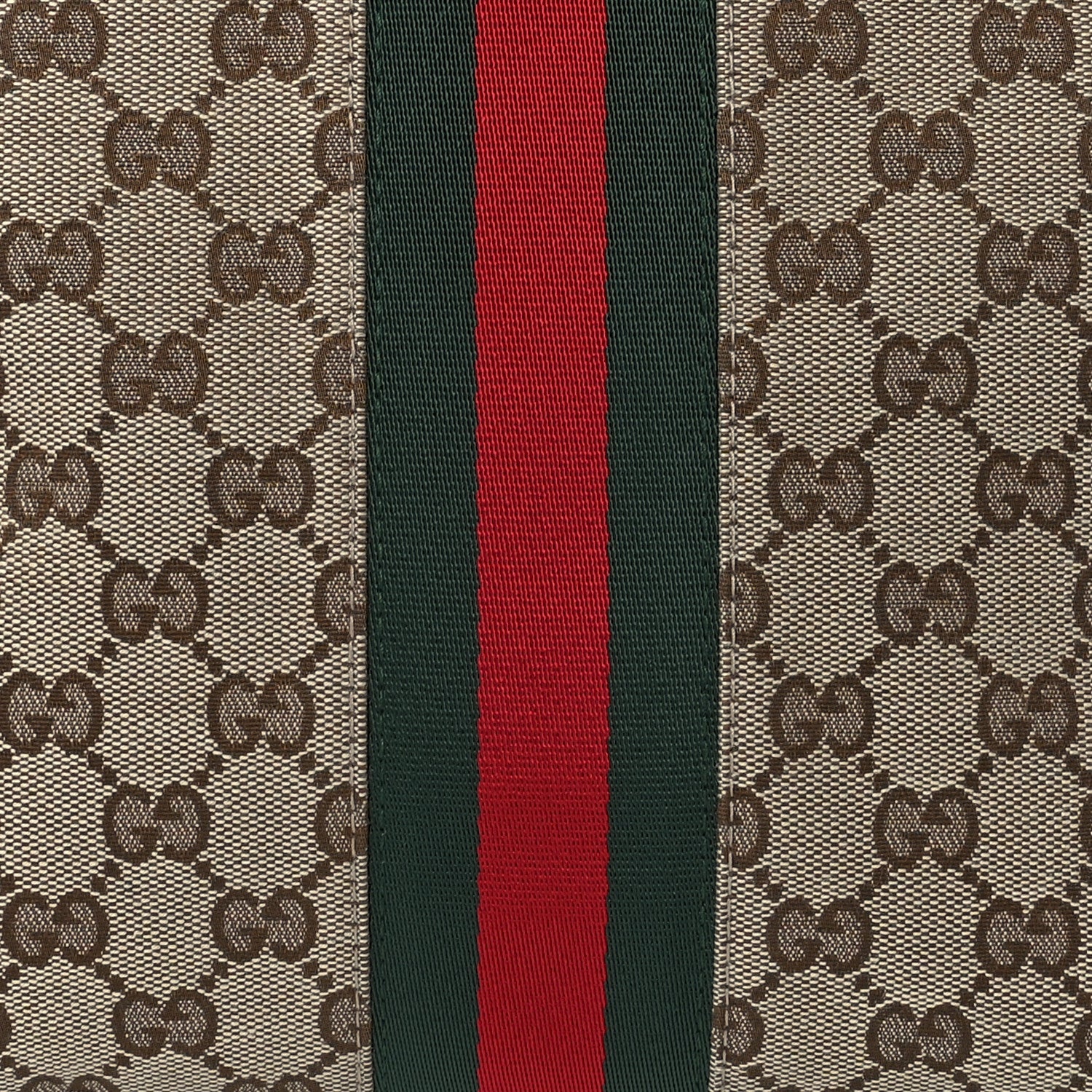 Gucci GG Monogram Web Flat Messenger Bag Black 9 of 13