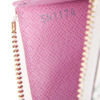 Louis Vuitton Monogram Multicolor Key Pouch White Litchi 7 of 7