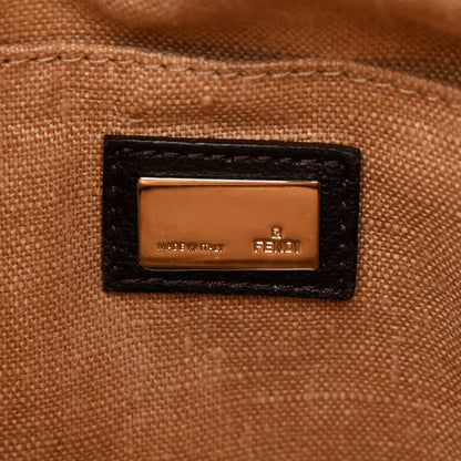Fendi Zucca Nappa Nuvolata Vitello Tortuga Small Spy Tobacco Moro 6 of 14
