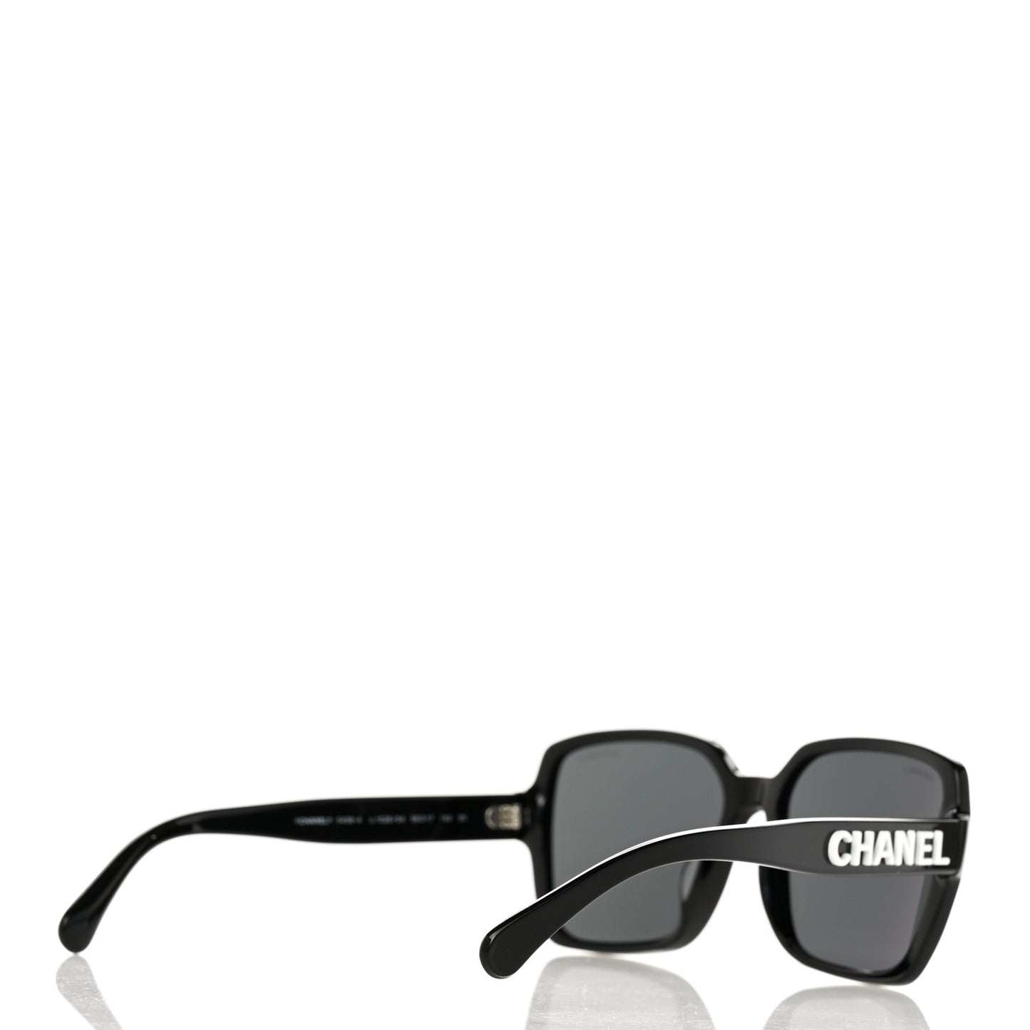 Acetate Square Sunglasses 5408-A Black