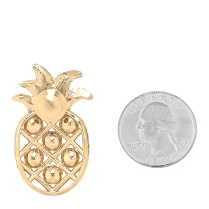 Chanel Pearl Pineapple Brooch Gold 2 of 3