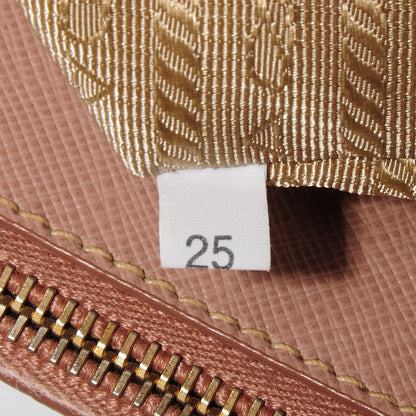 Prada Saffiano Lux Small Double Zip Tote Cammeo 8 of 11