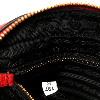 Prada Vitello Phenix Camera Bag Rosso 7 of 10