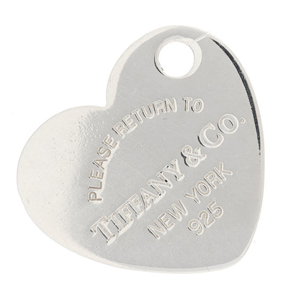 Tiffany Sterling Silver Return to Tiffany Heart Tag Charm 1 of 4