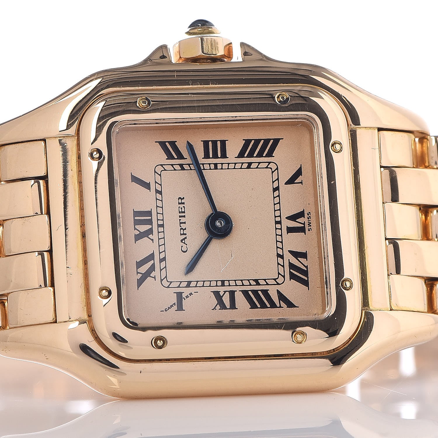 Cartier 18K Yellow Gold 22mm Panthere Quartz Watch 8 of 8