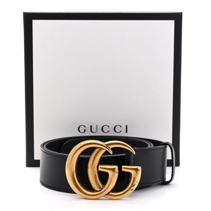 Gucci Calfskin Double G 40mm Belt 85 34 Black 6 of 6