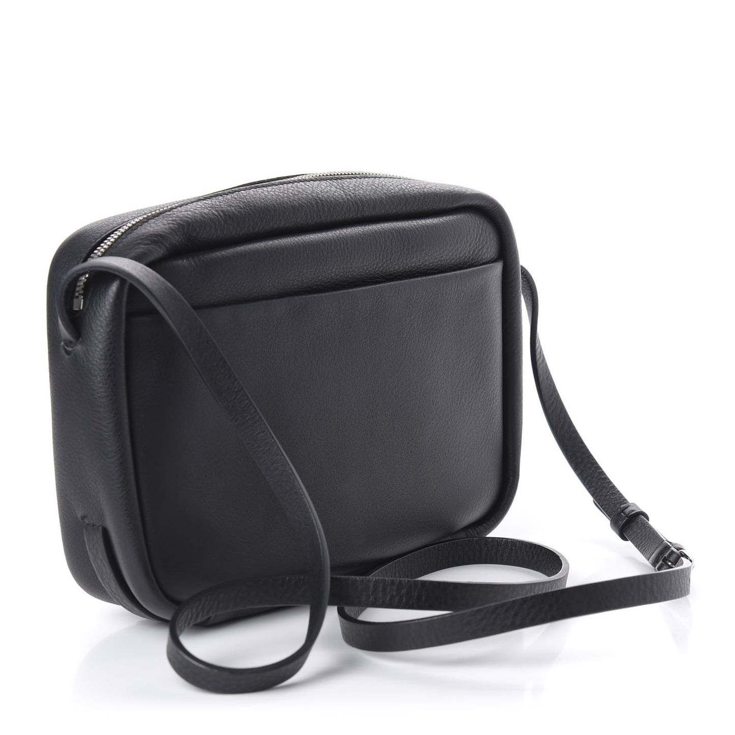 Calfskin Logo S Everyday Camera Bag Black