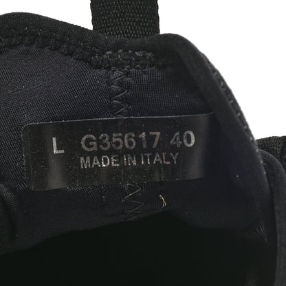 Chanel Fabric Suede CC Sneakers 40 Black 8 of 9