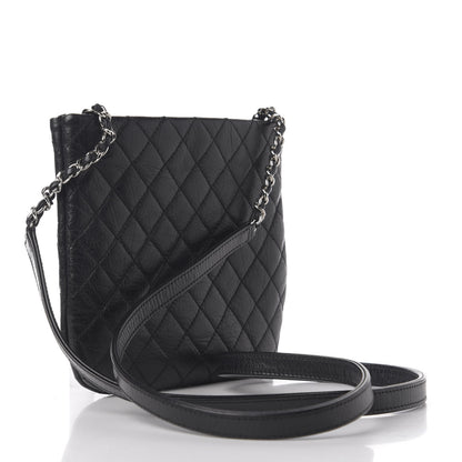 Chanel Calfskin Quilted Crossbody Bag Black 3 of 12