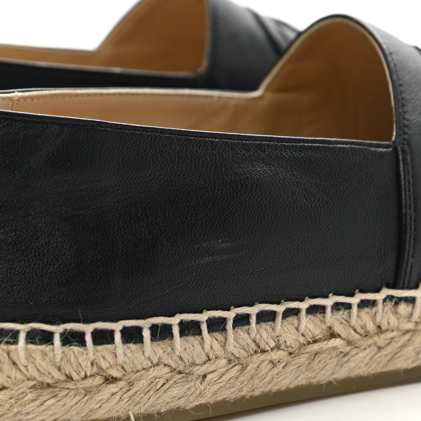 Lambskin CC Espadrilles 37 Black