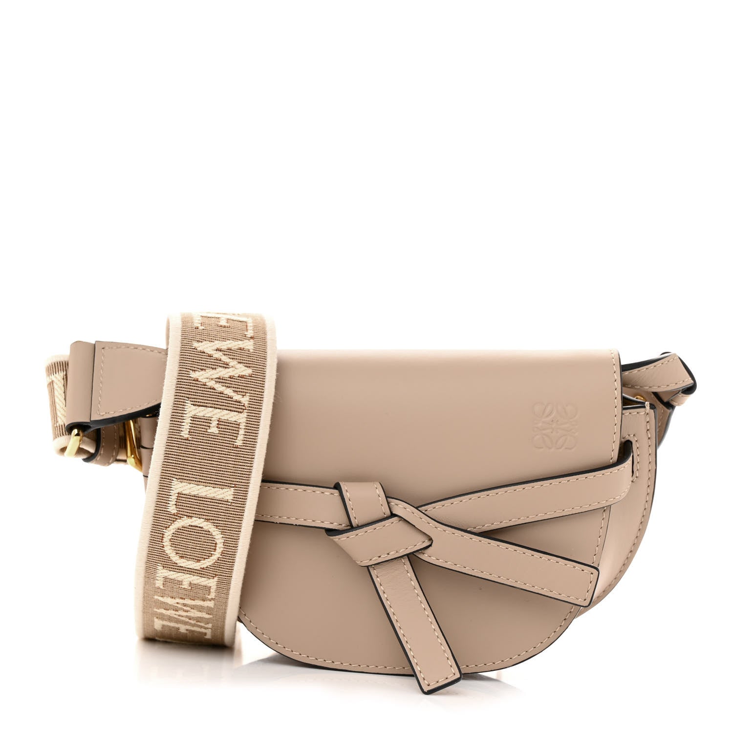 Loewe Calfskin Jacquard Mini Gate Dual Bag Sand 1 of 9