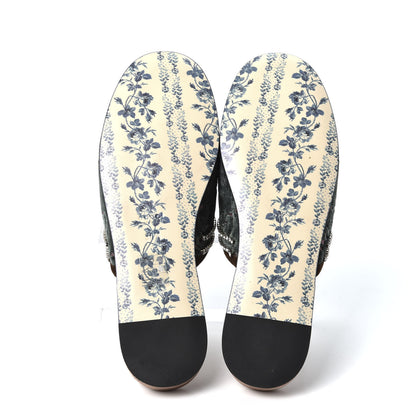 Gucci Velvet GG Monogram Crystal Womens Slippers 36.5 Avio Dusty Pink Vintage Cocoa 7 of 8