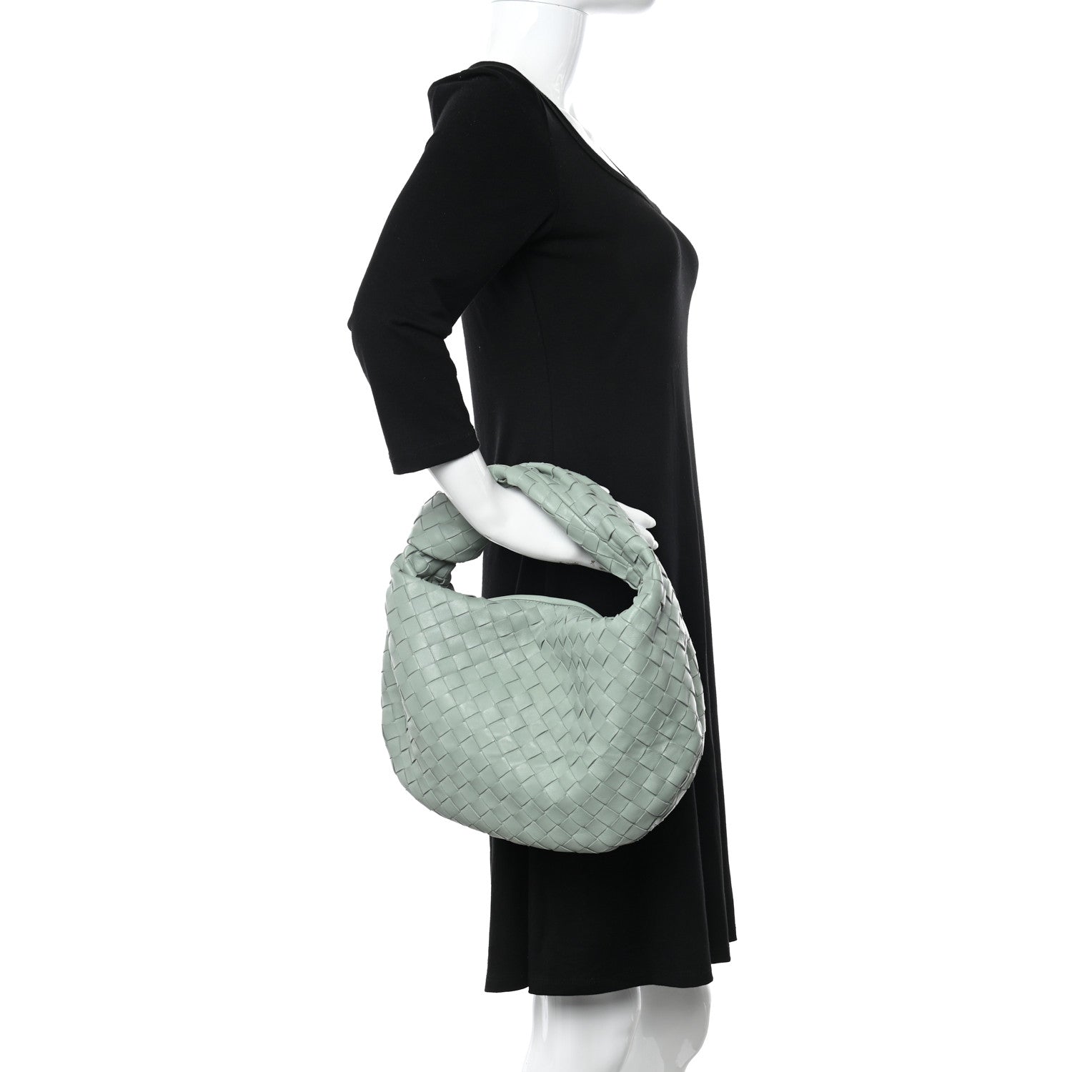 Bottega Veneta Nappa Intrecciato Teen Jodie Hobo Jodie New Sauge 2 of 8