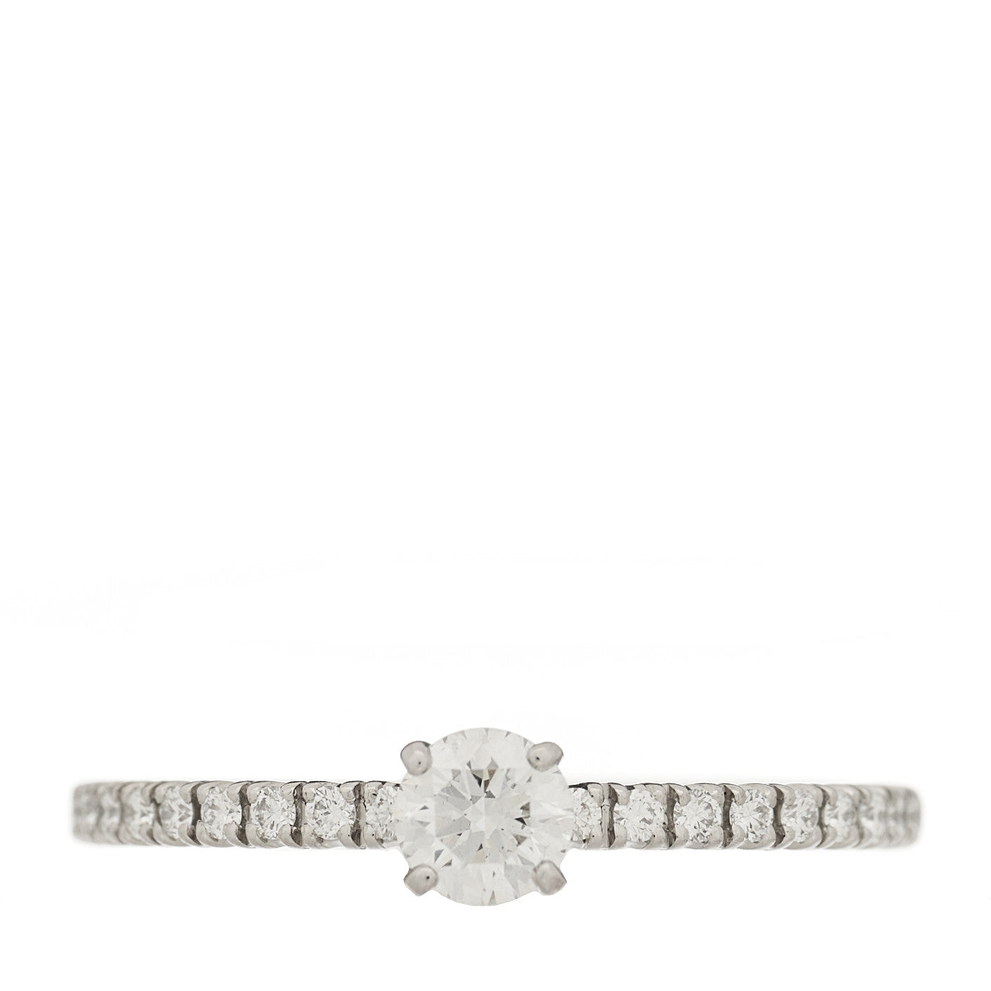 Cartier Platinum Diamond .20ct Etincelle De Cartier Solitaire Engagement Ring 49 4.75 1 of 6