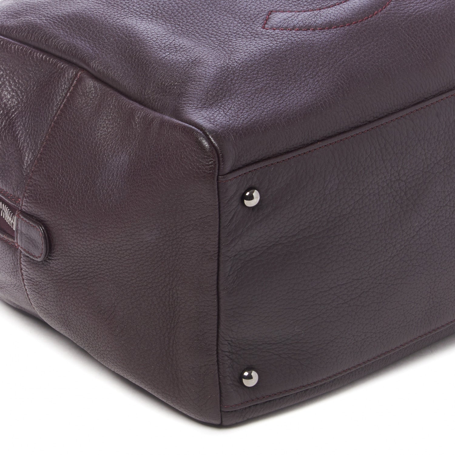 Chanel Deerskin Luxe Ligne Bowler Purple 5 of 9