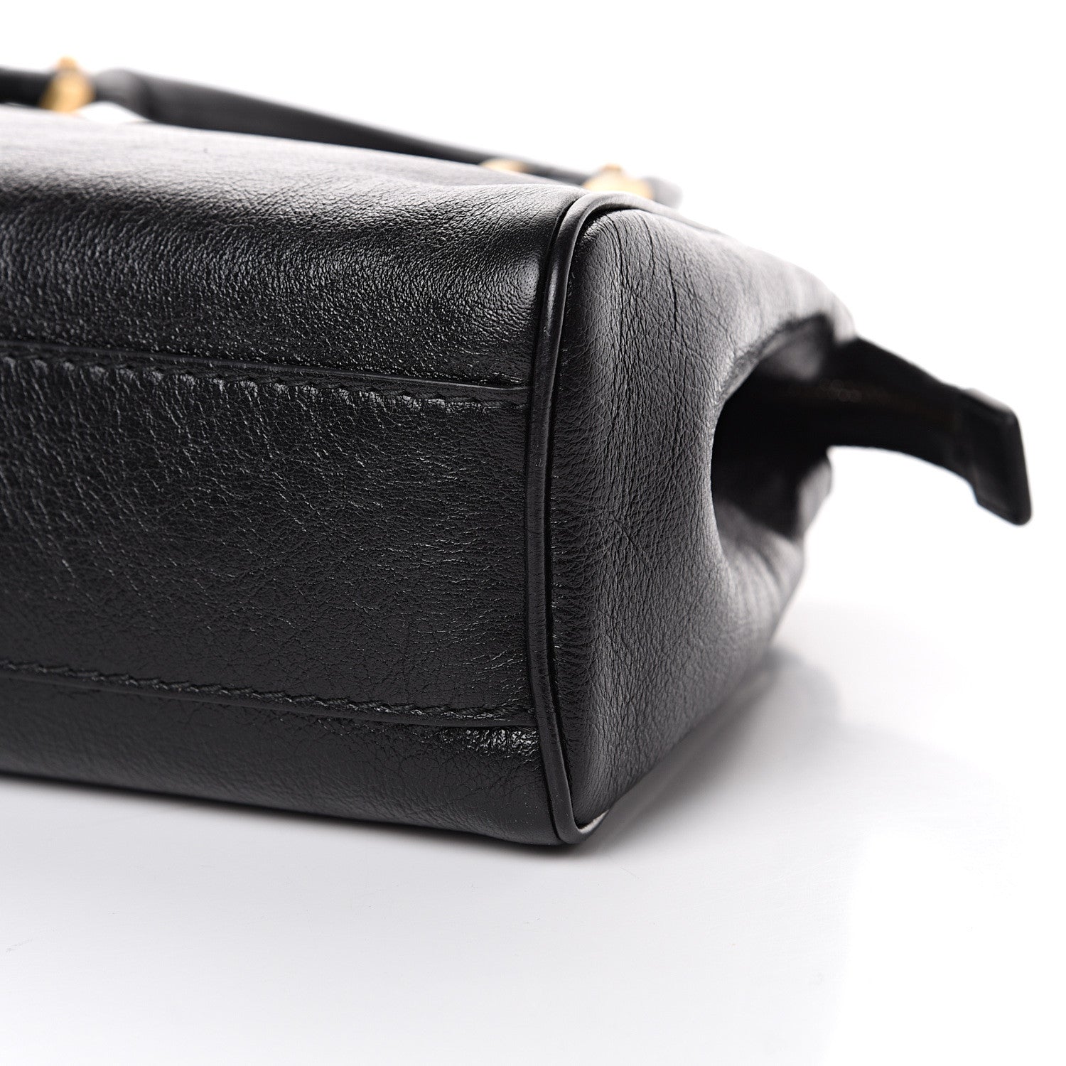 Gucci Calfskin Medium Re(Belle) Top Handle Bag Black 9 of 9