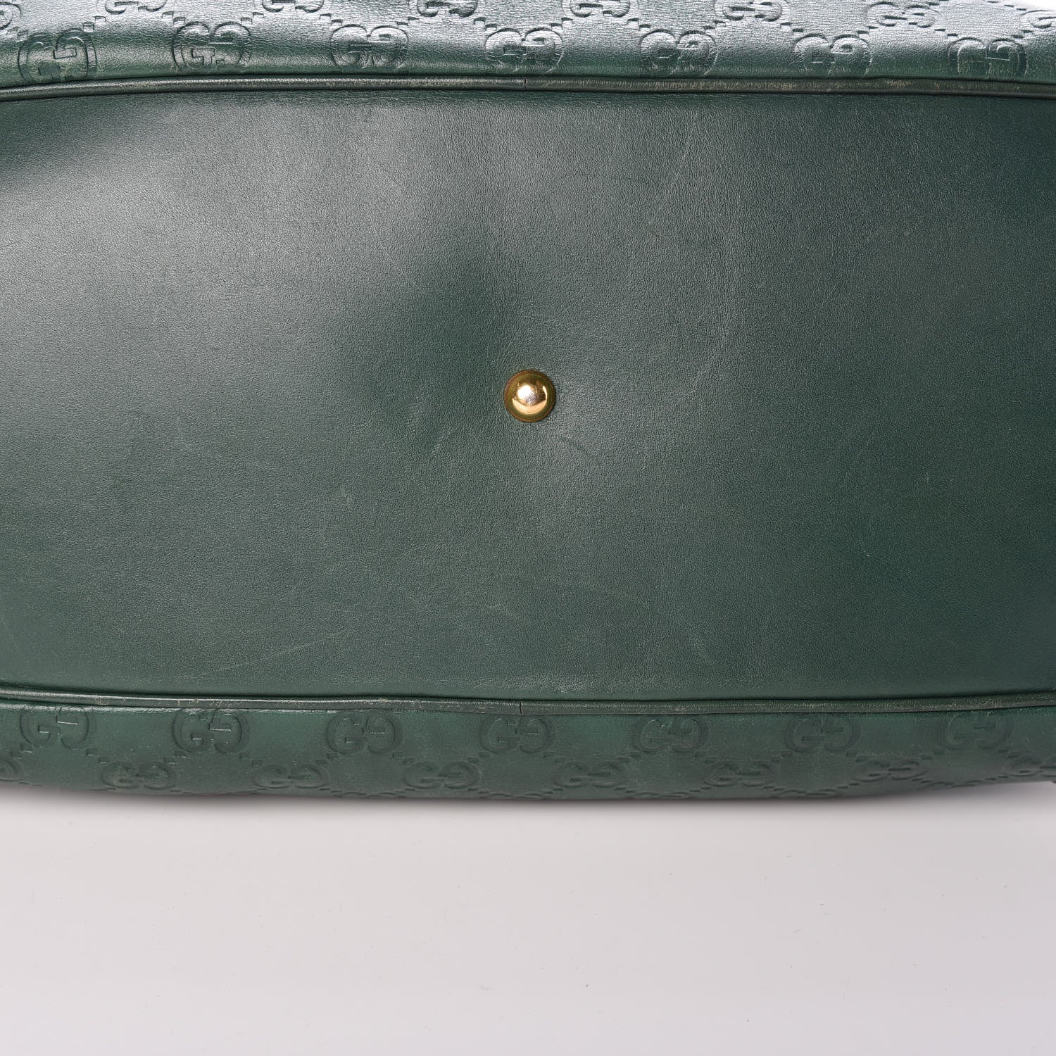 Gucci Guccissima Large Wave Boston Green 13 of 15