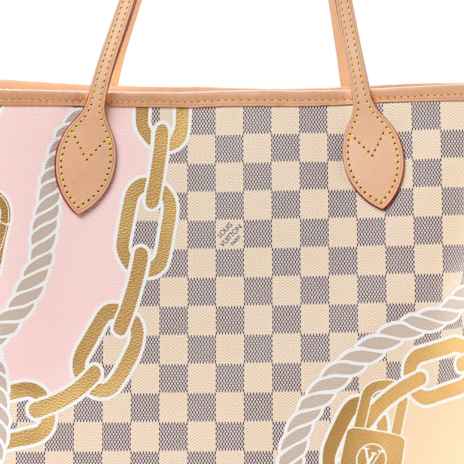 Louis Vuitton Damier Azur Nautical Neverfull MM 8 of 10