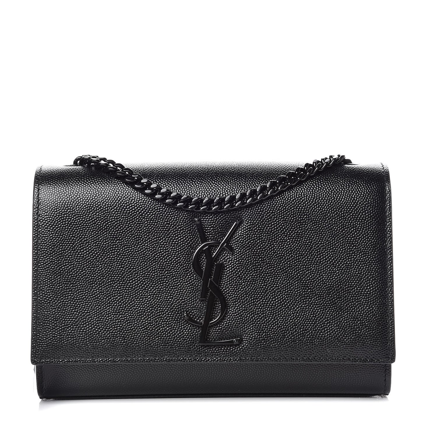 Grain De Poudre Small Monogram Kate Satchel Black
