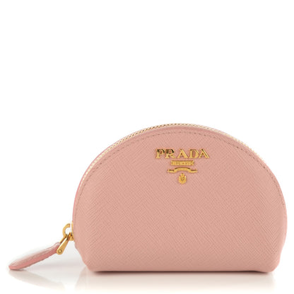 Prada Saffiano Metal Coin Purse Orchidea 1 of 7