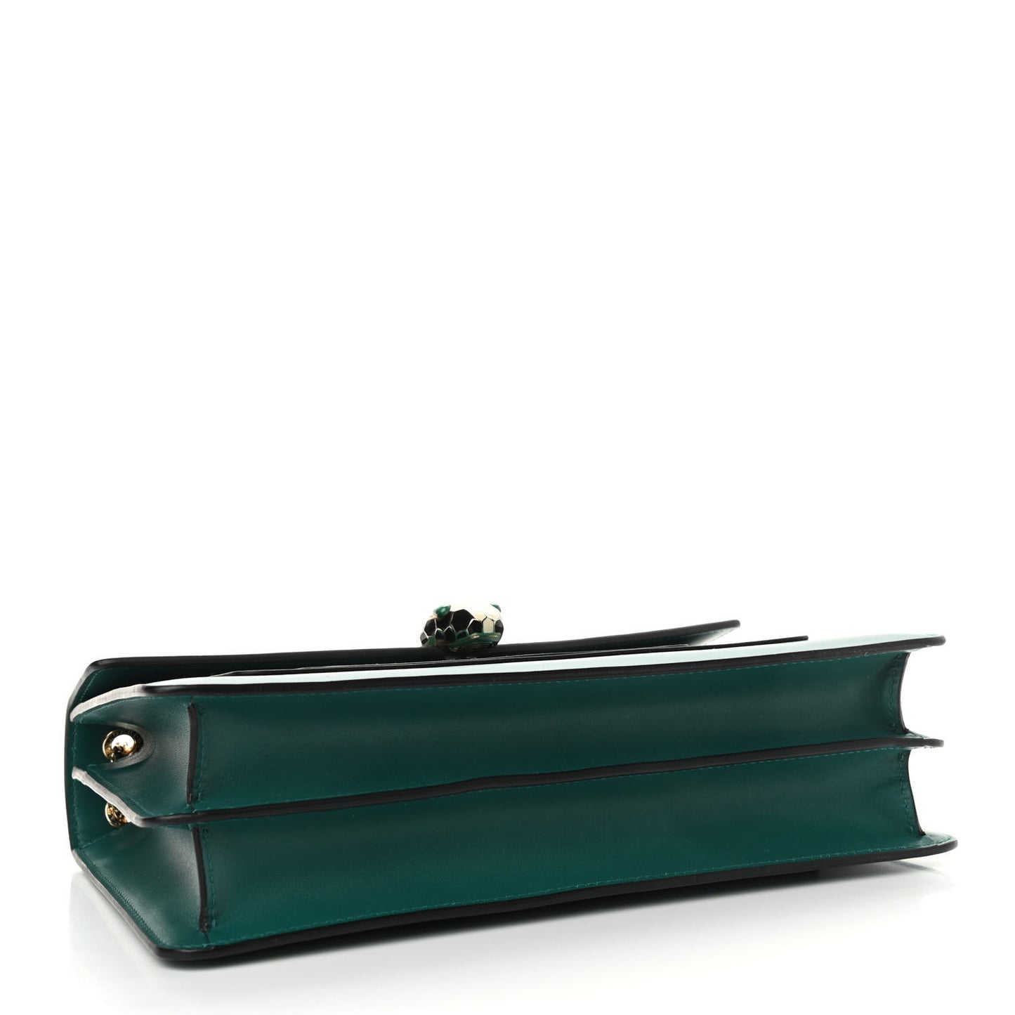 Calfskin Serpenti Forever Shoulder Bag Emerald Green