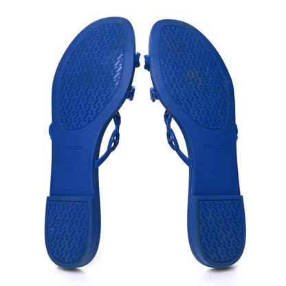 Hermes TPU Rivage Sandals 40 Bleu Smalt 5 of 8