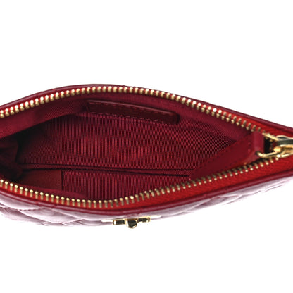 Chanel Aged Calfskin Quilted Small Reissue Cosmetic Case Red 5 of 10
