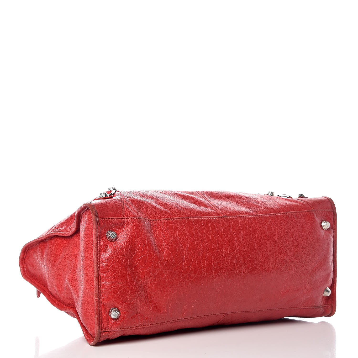Balenciaga Agneau Giant 12 Silver Hardware Work Rouge Cardinal 4 of 20