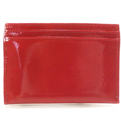 Chanel Patent Credit Card Holder Red 2 of 8