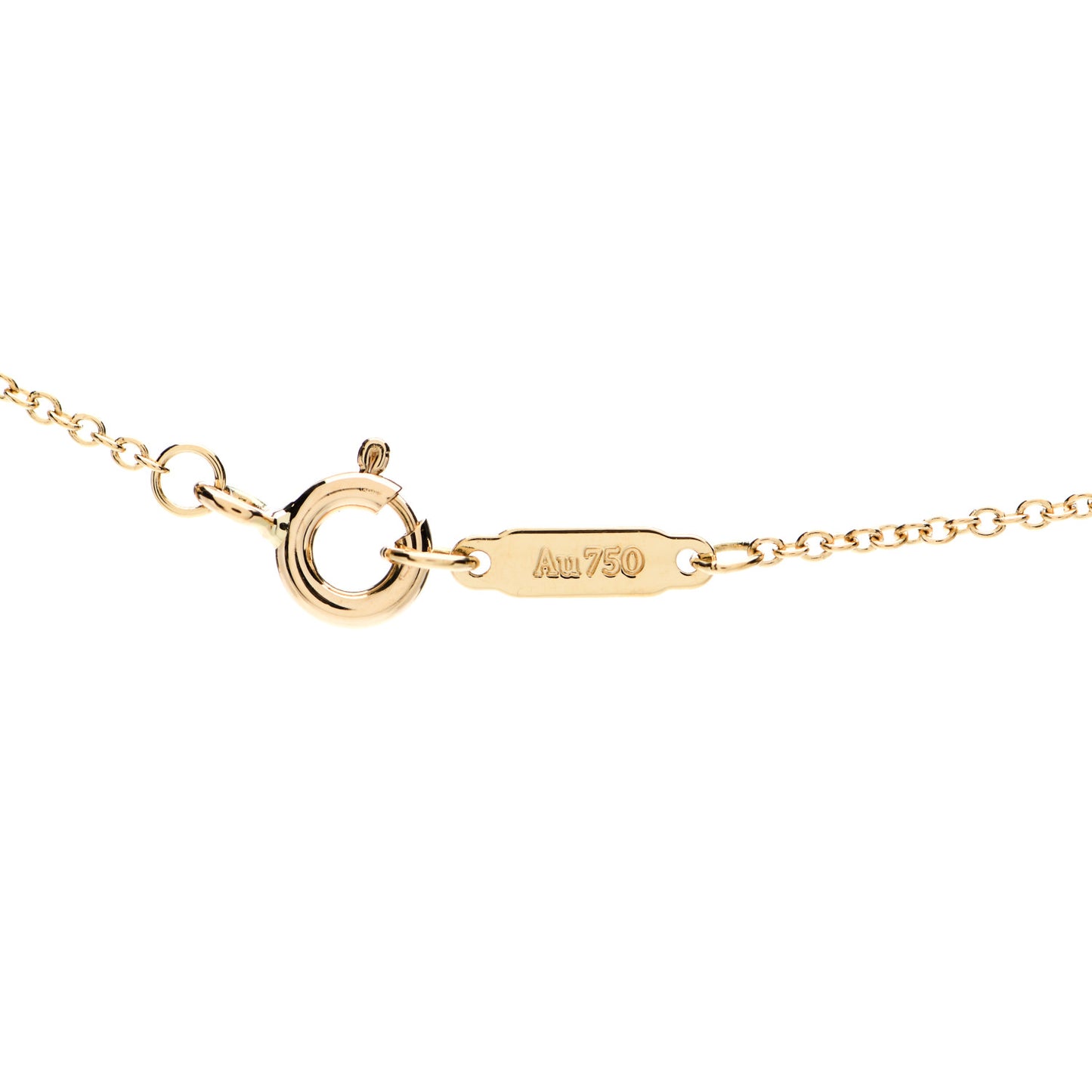 18K Yellow Gold Diamond Extra Mini Heart Pendant Necklace