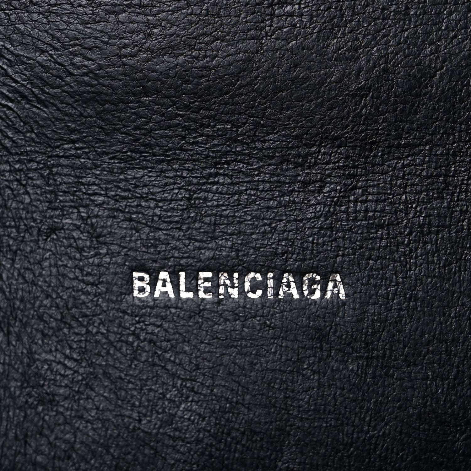 Balenciaga Metallic Calfskin Crocodile Embossed Hourglass Top Handle Bag XS Silver 6 of 14
