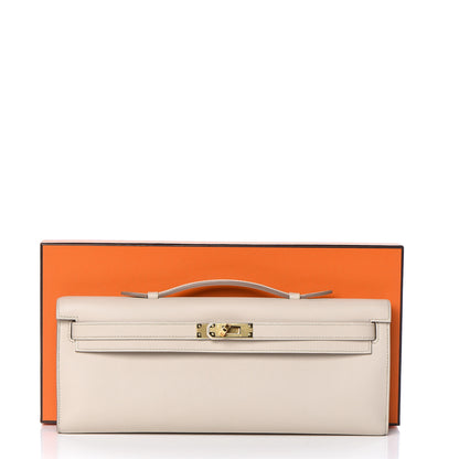 Hermes Swift Kelly Cut Clutch Pochette Beton 24 of 24