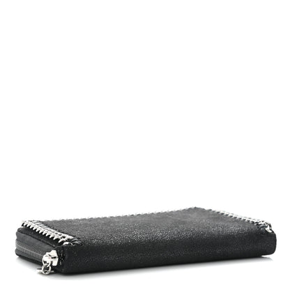 Stella McCartney Shaggy Deer Falabella Zip Around Wallet Black 4 of 9