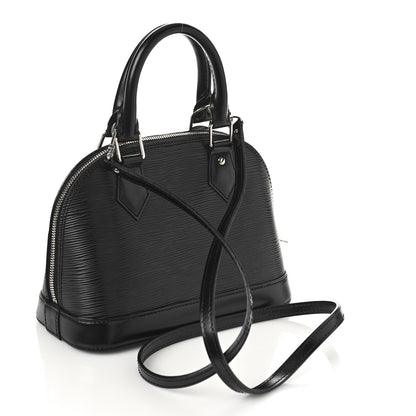 Louis Vuitton Epi Alma BB Black 2 of 8