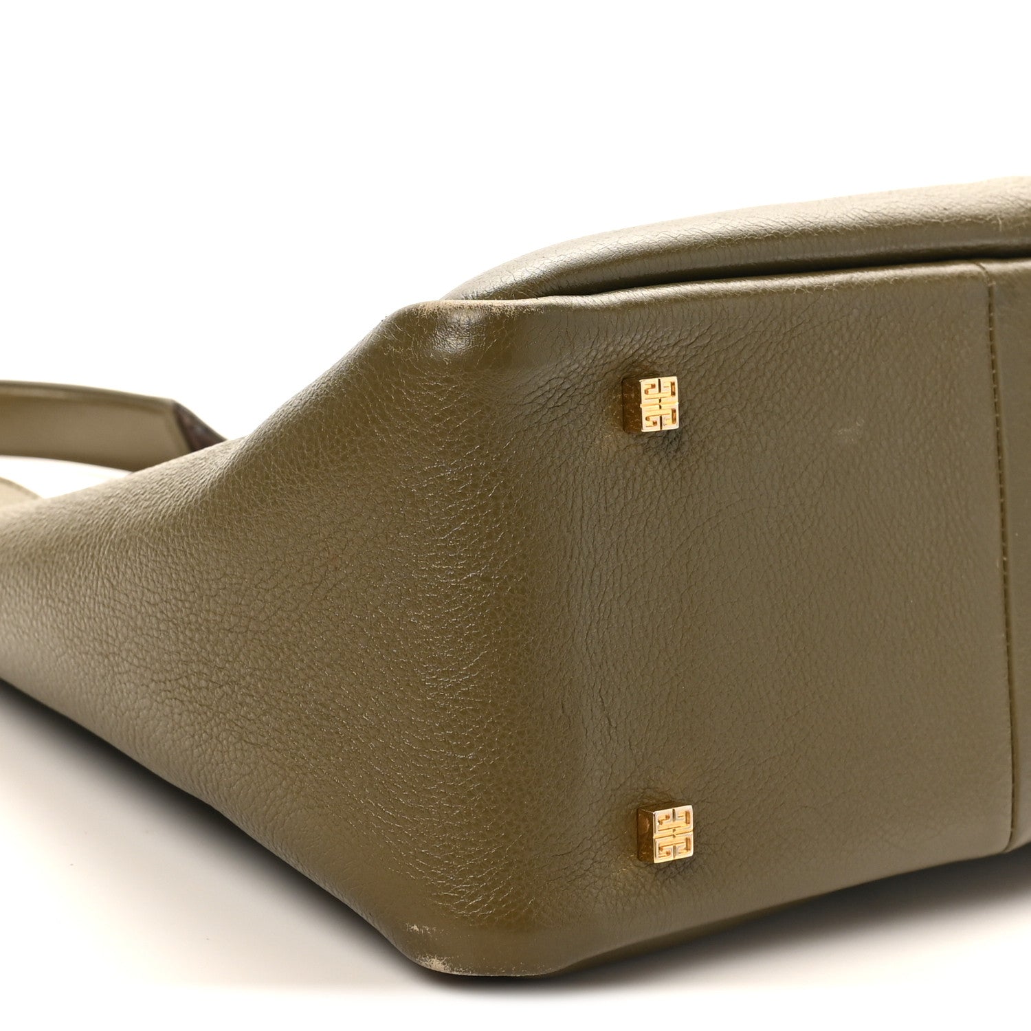 Givenchy Calfskin Crocodile Embossed Medium G-Lock Hobo Dark Khaki 8 of 12
