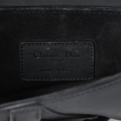 Christian Dior Ultra Matte Calfskin Mini Saddle Bag Black 6 of 15