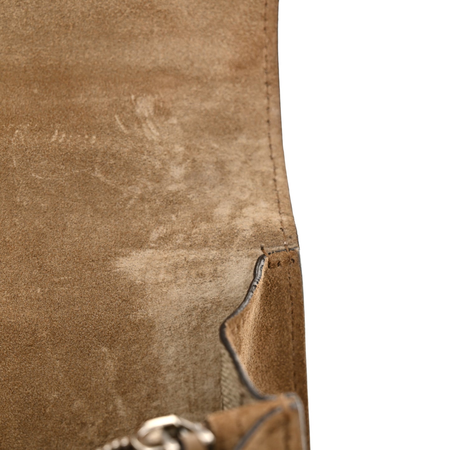 GG Supreme Monogram Medium Dionysus Shoulder Bag Taupe